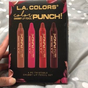 LA Colors 4pc set Chubby Lip Pencil set